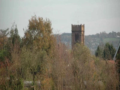 church tower landscape