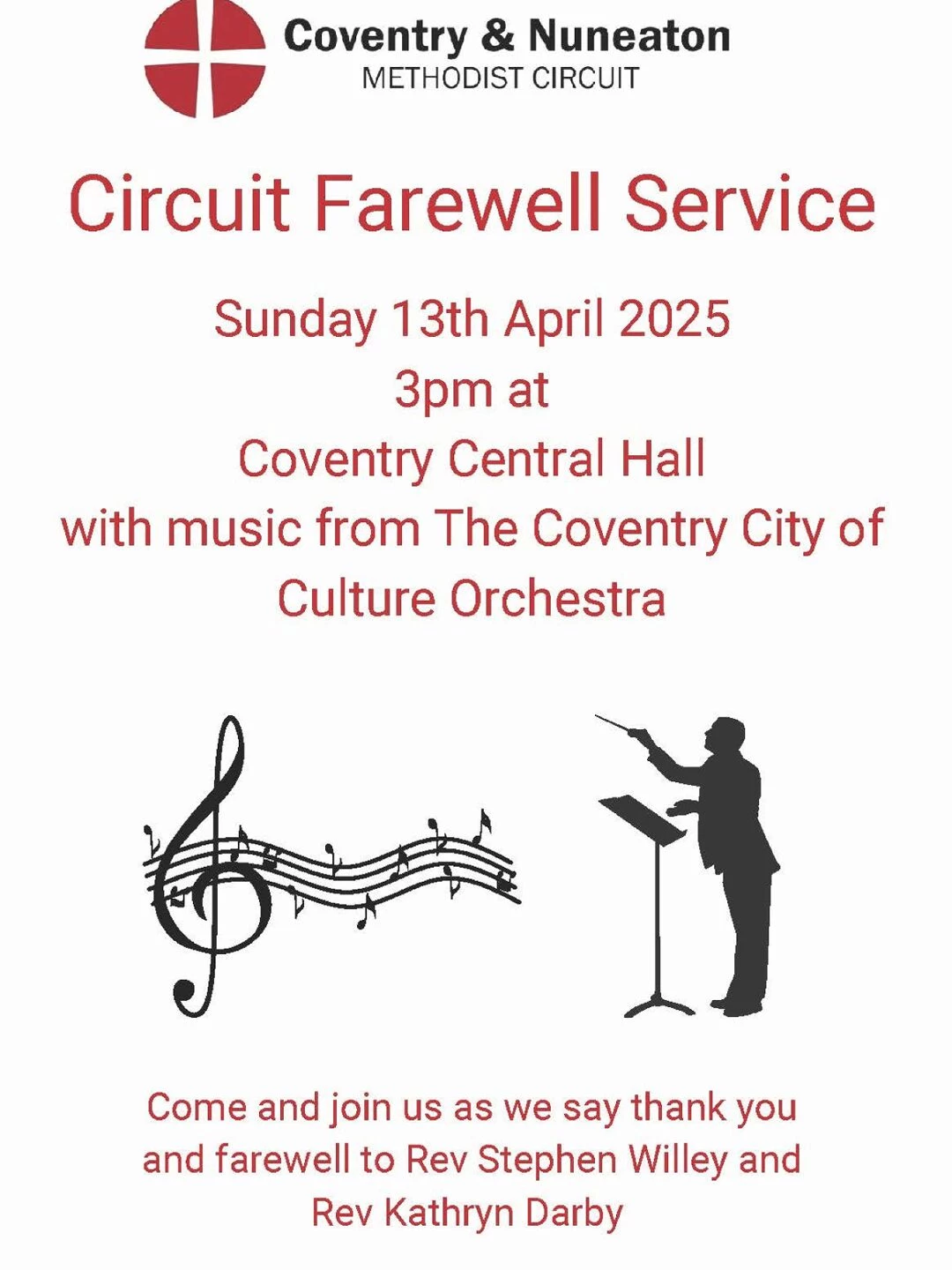 circuit farewell service 13th april 2025