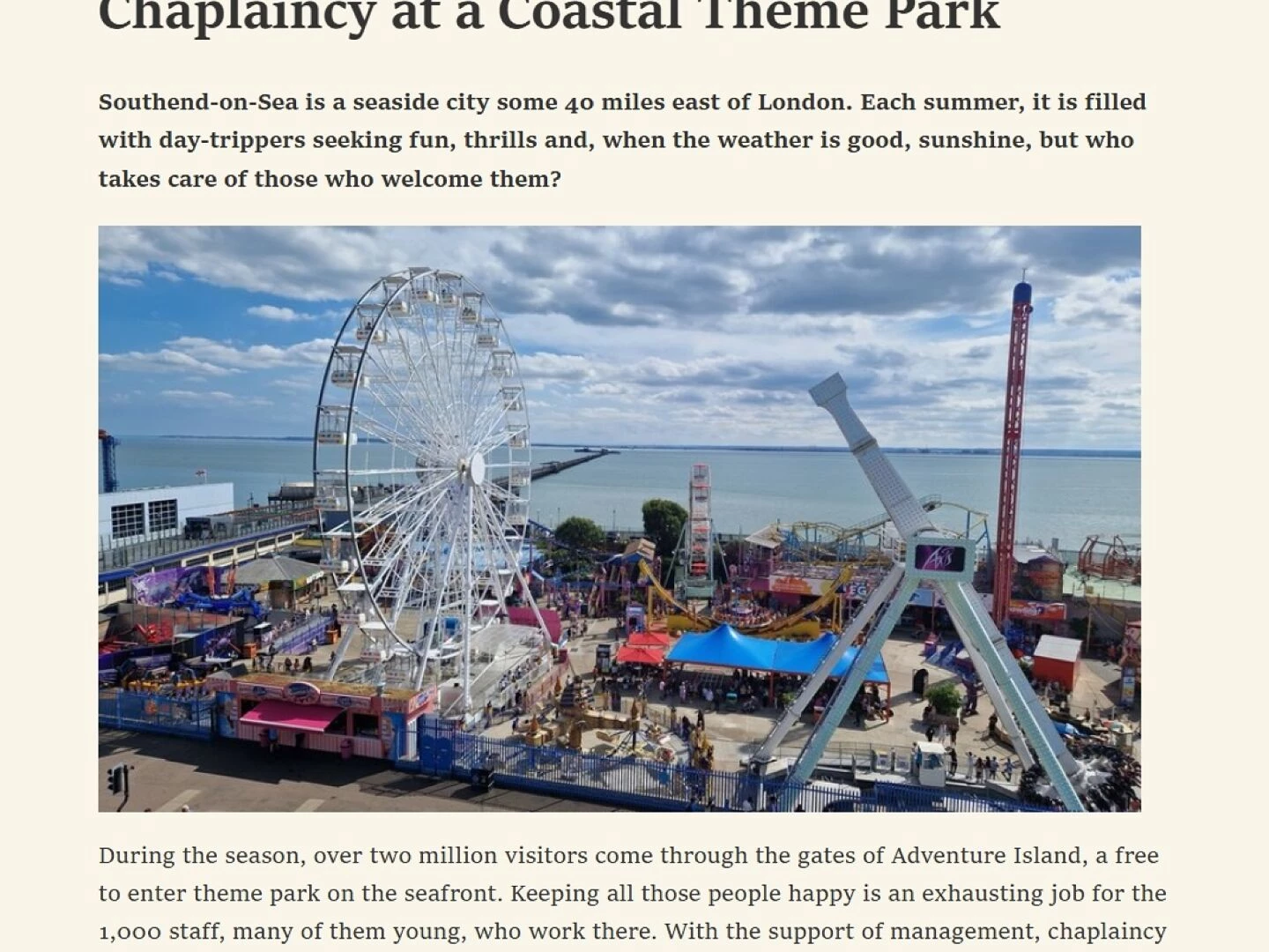 city chaplaincy from conexxion