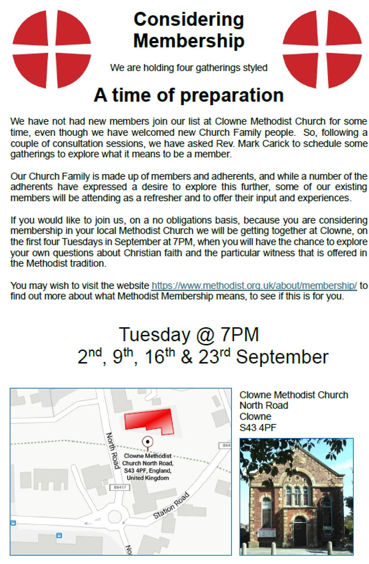 clowne membership course