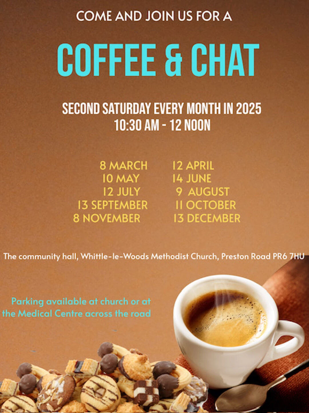 coffee and chat at whittle