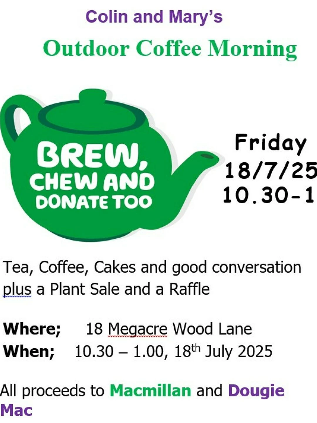 colin and mary39s coffee morning 18th july 2025250
