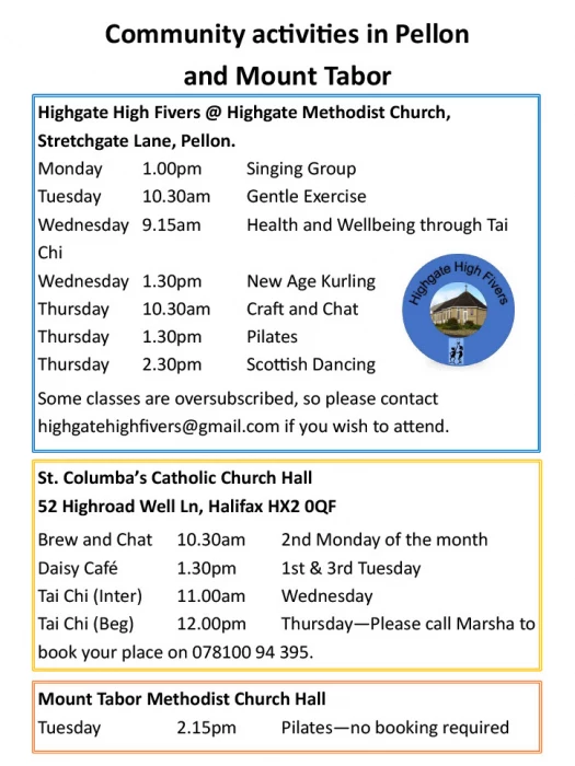 community activities in pellon and mt 2022