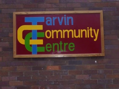 community centre sign