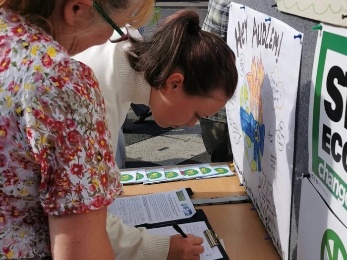 cop26 petition at audlem