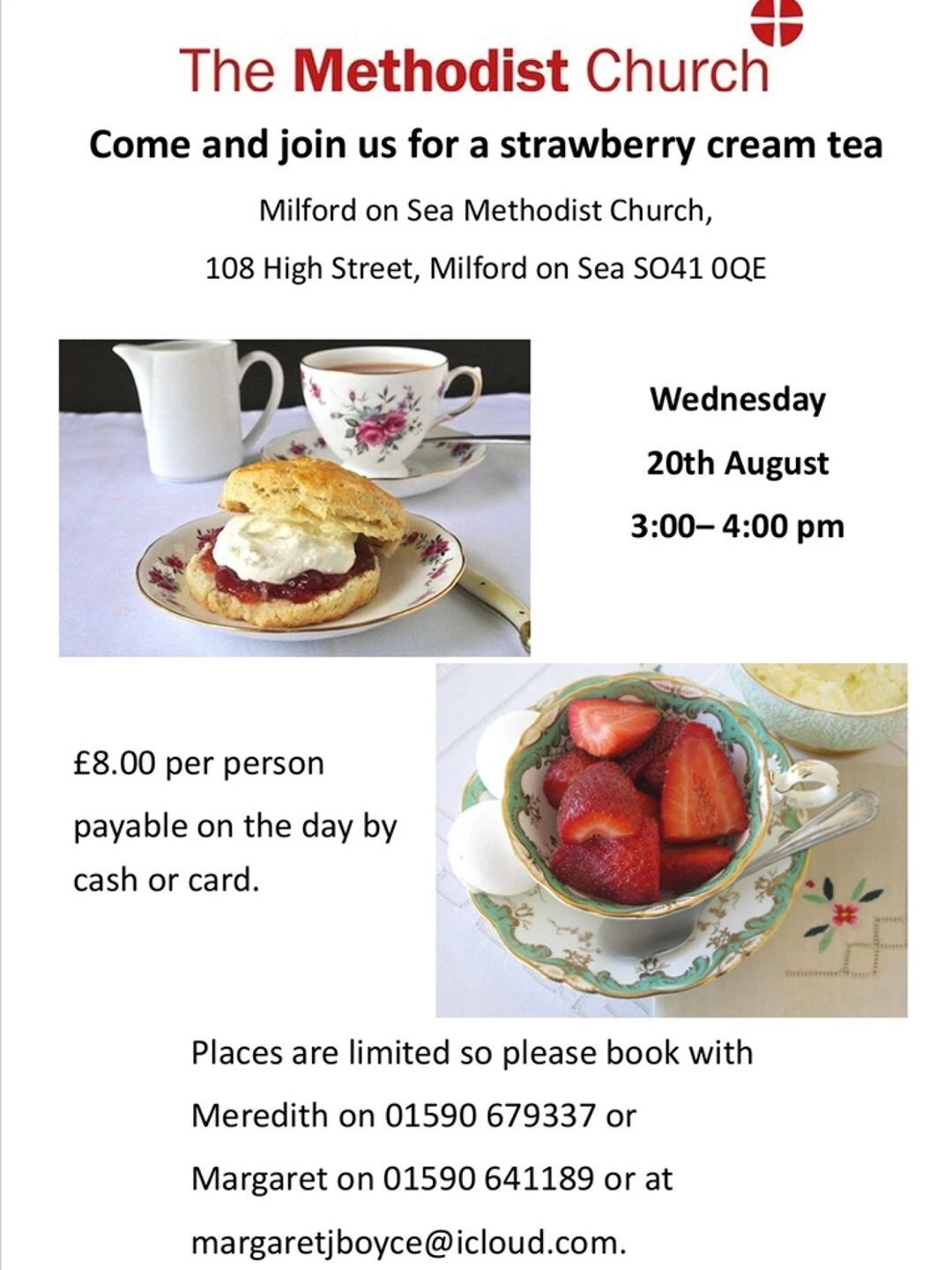 cream tea milford on sea
