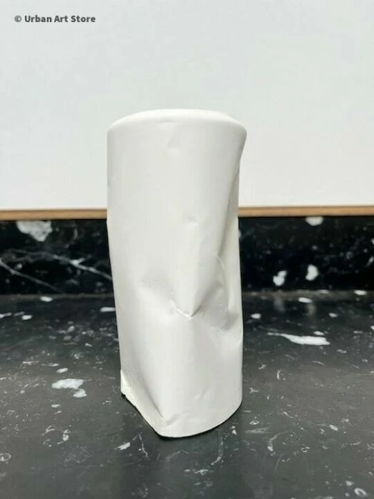 crumpled