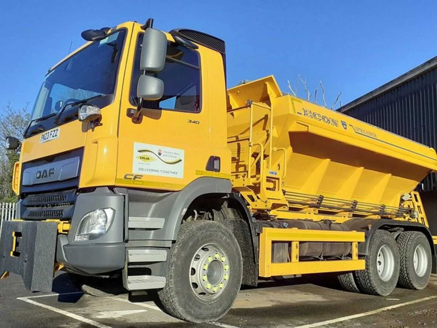 cwac gritting lorry