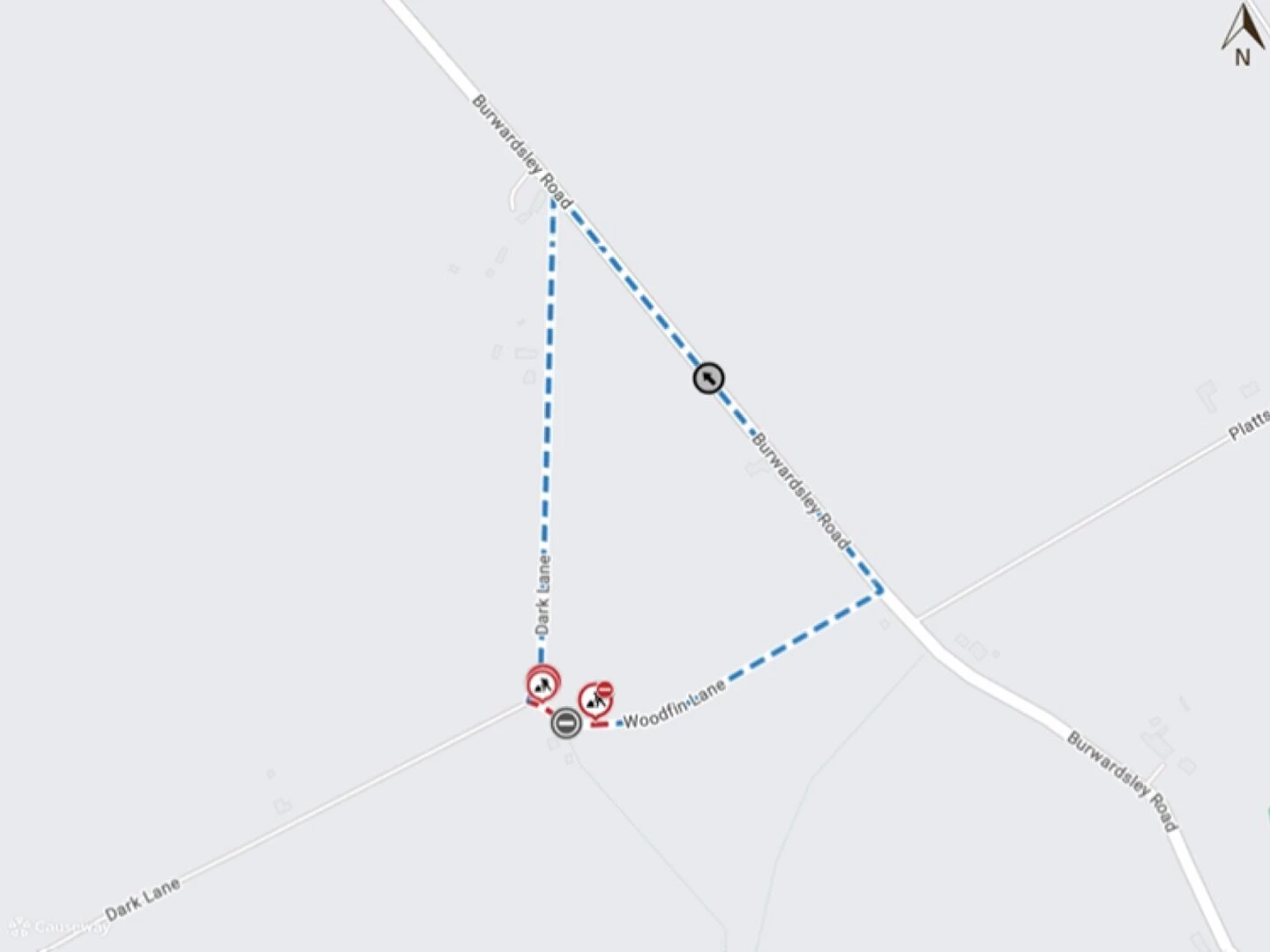 dark lane closure