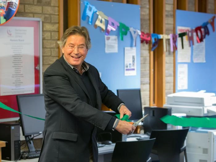 david truesdale opens children39s area