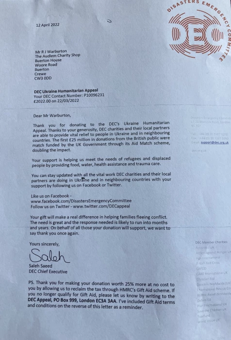 dec letter