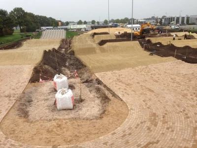 dedemsvaart bmx track end view