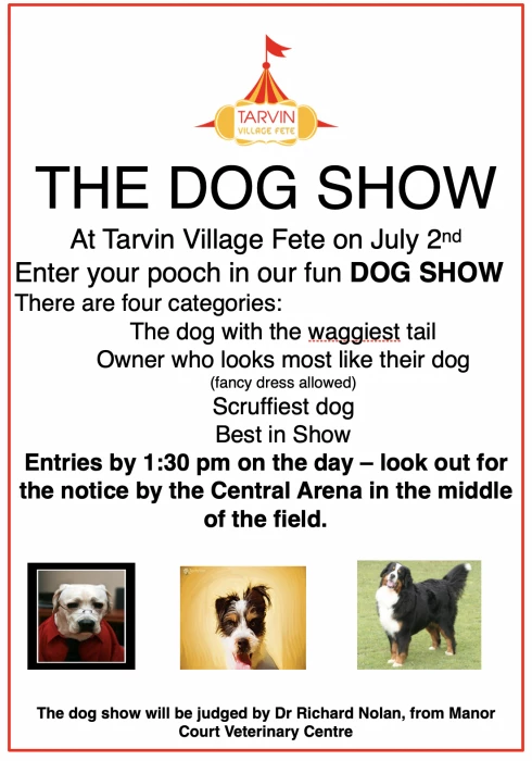 dog show poster fete 2022