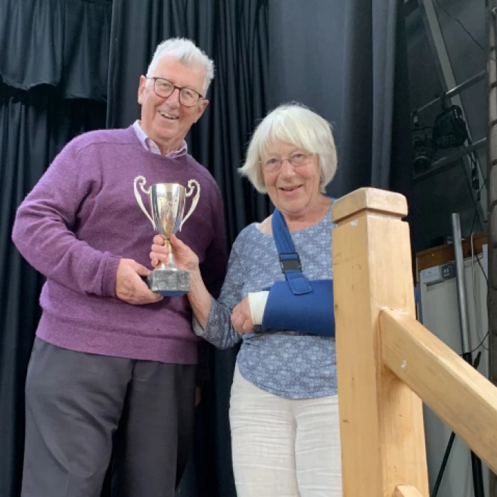 doreen de cani receiving the t