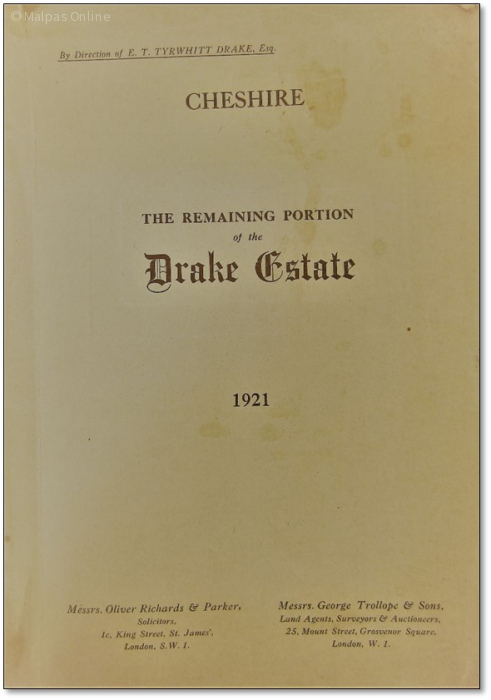 drake estate sale catalogue