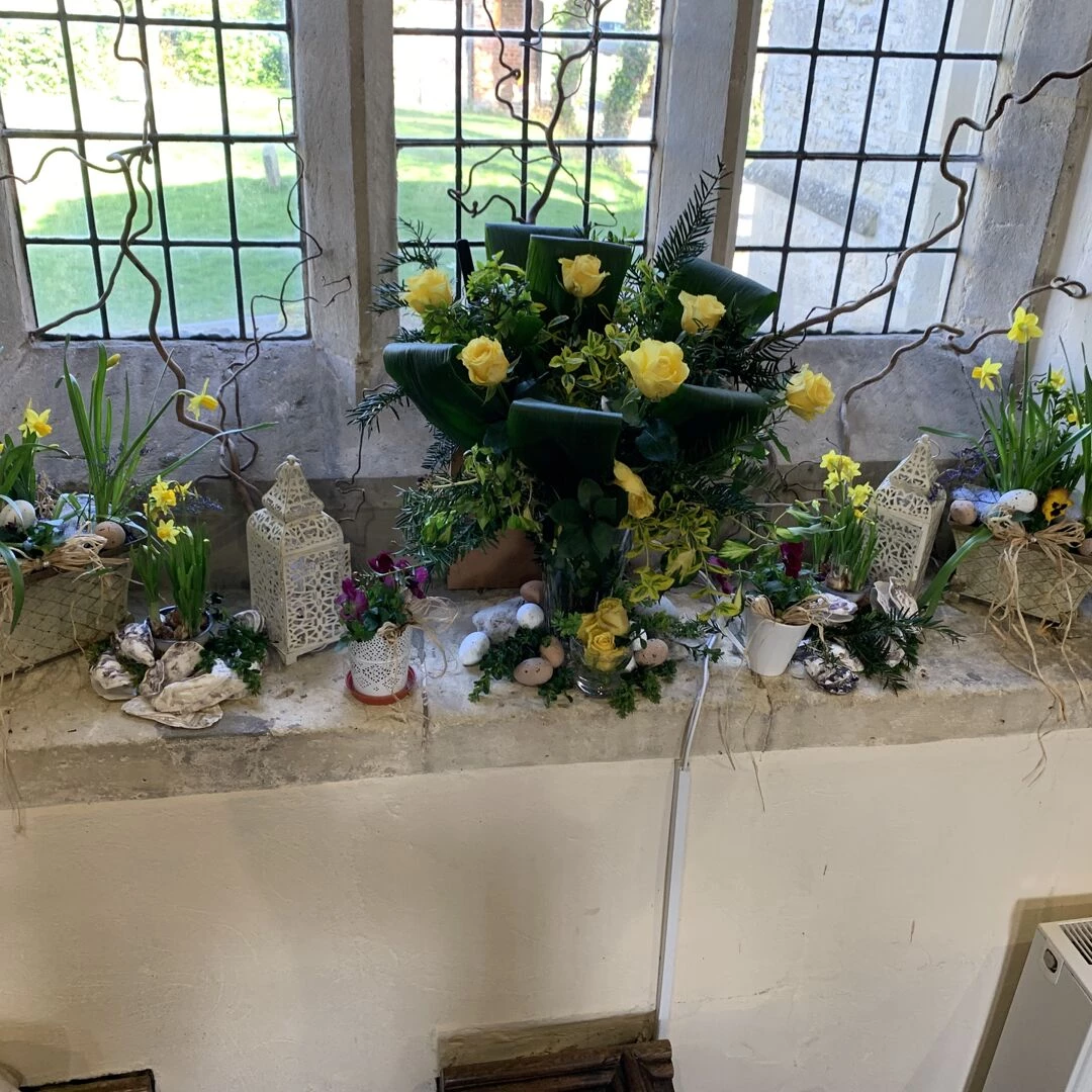 easter flowers at st mary39s