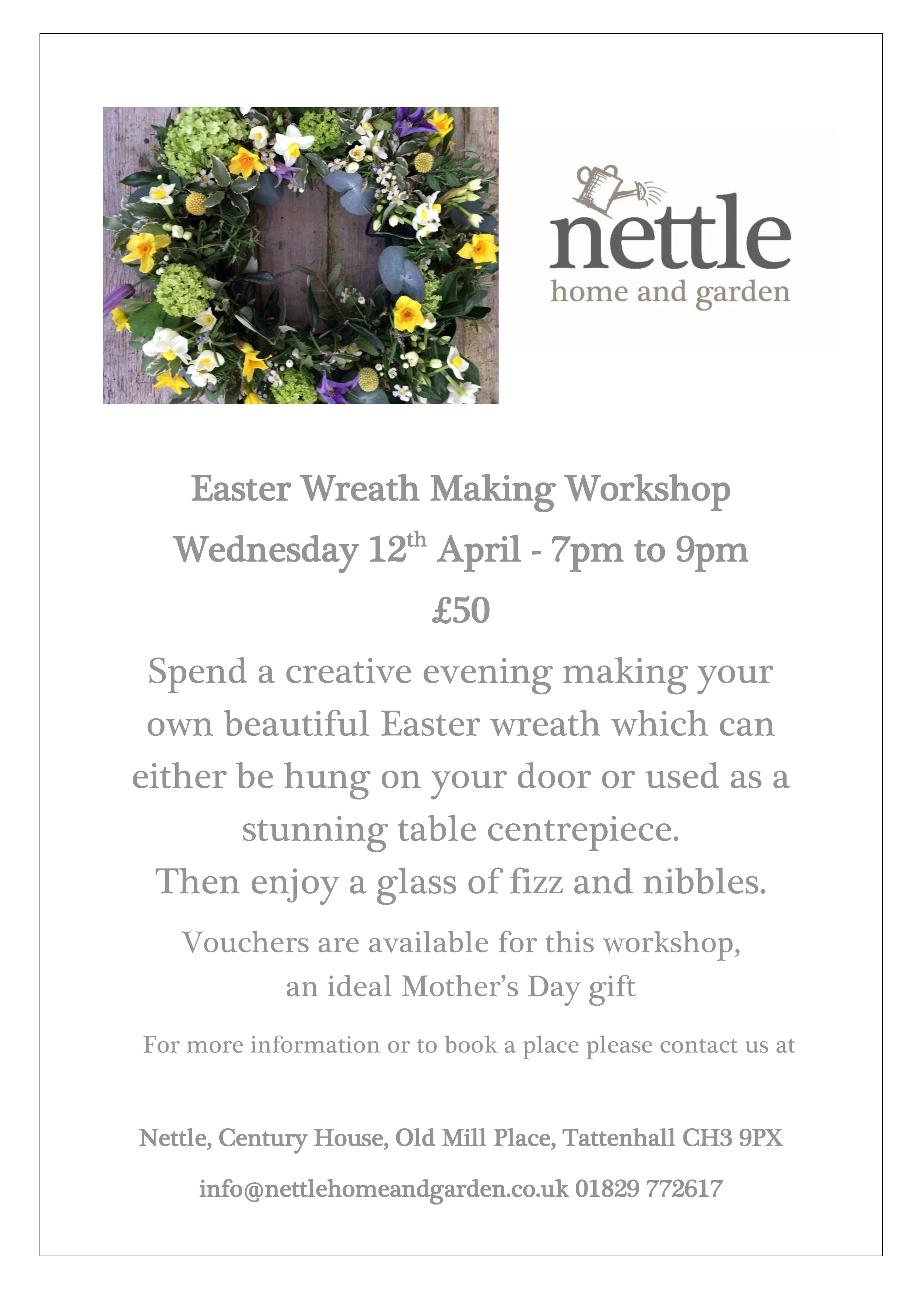 easter wreath making 2017