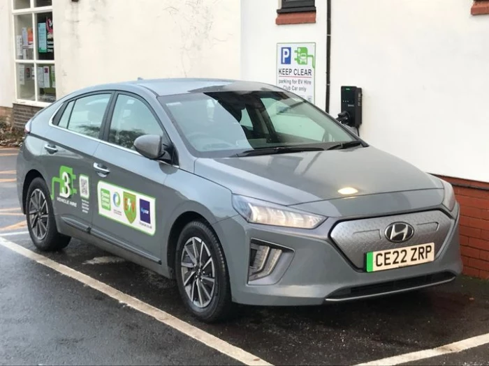 electric vehgicle charging  village hall