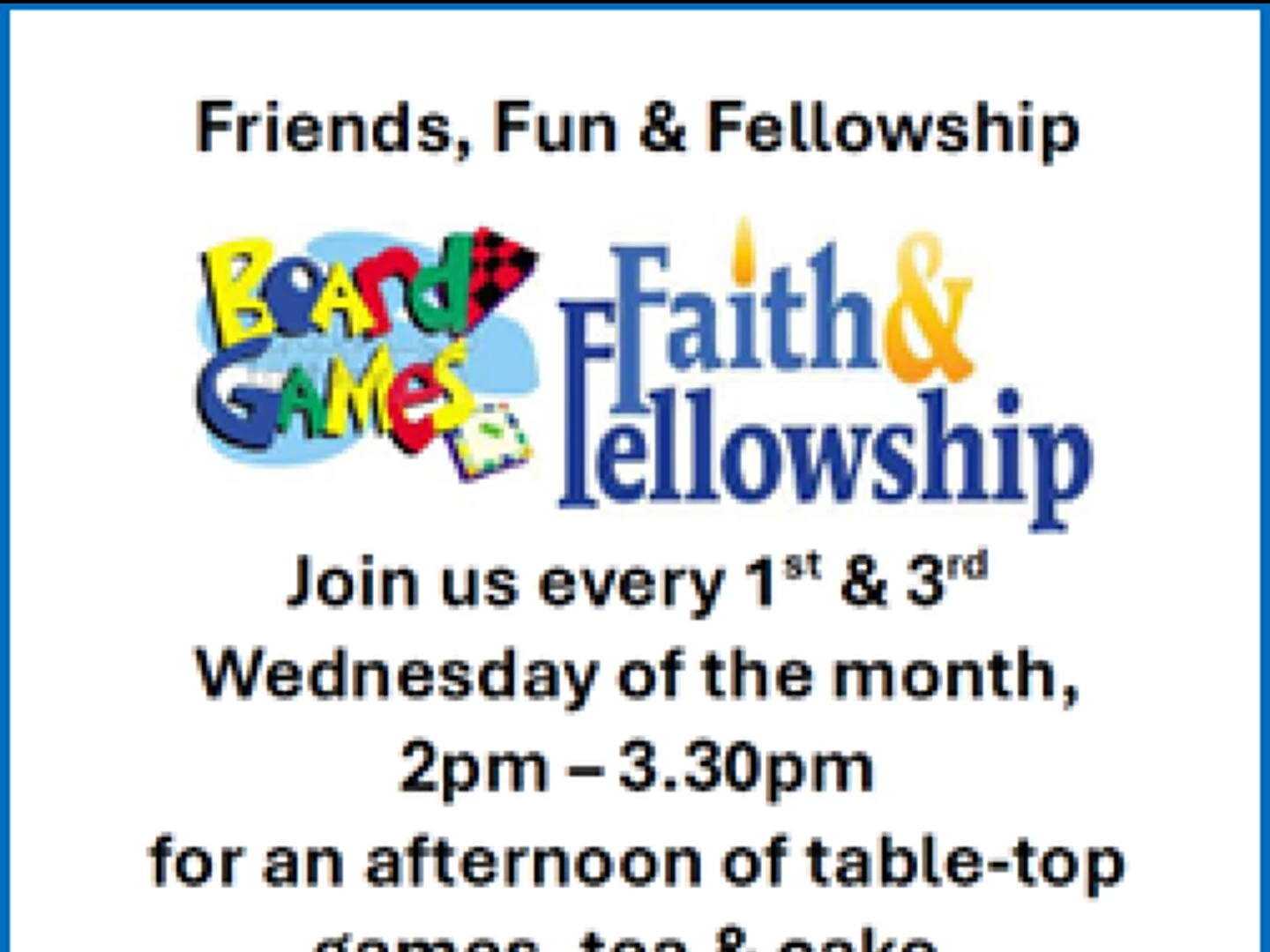 faith and fellowship
