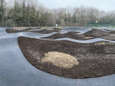 farnborough pump track side view