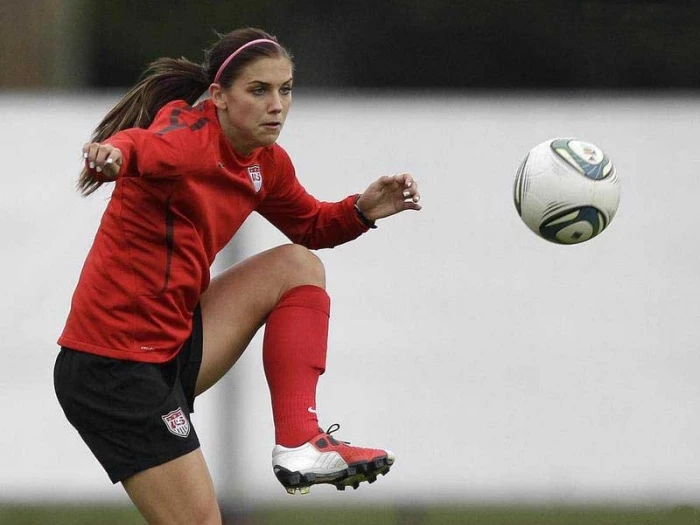 female footballer