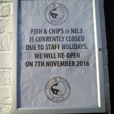 fish chips at no 3