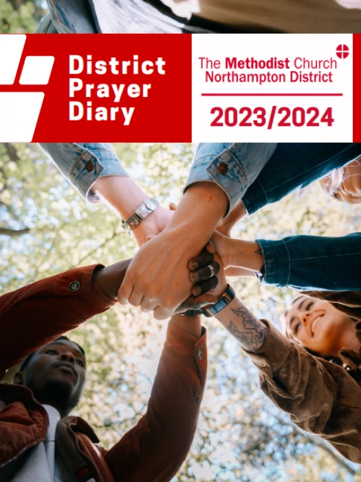 front cover district prayer diary 2324