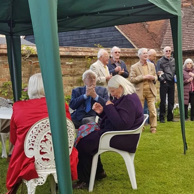 garden party for judy brandis