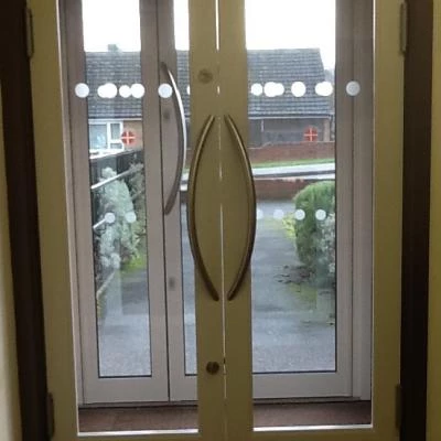 glass doors at monk bretton
