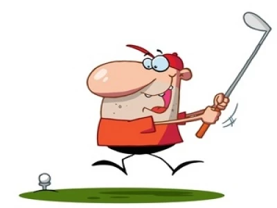 golf cartoon