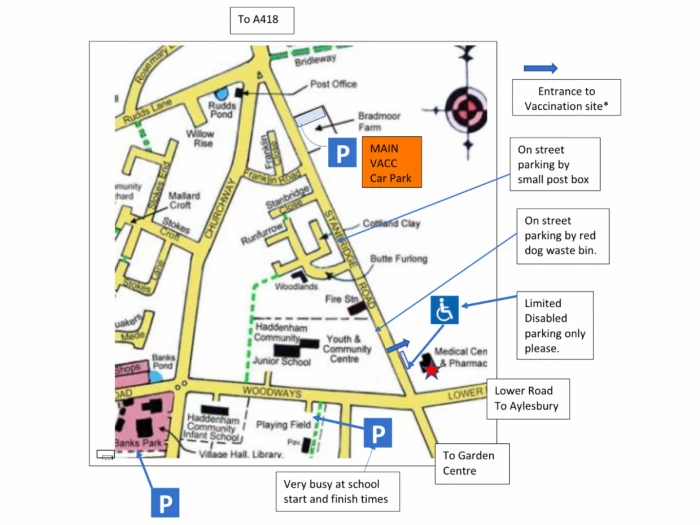 haddenham covid parking 01