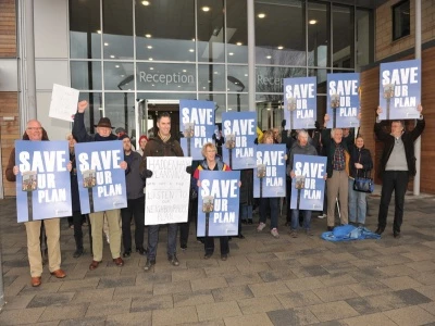 haddenham resident protest