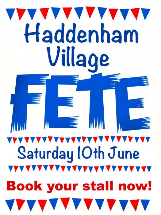 haddm village fete  stalls poster