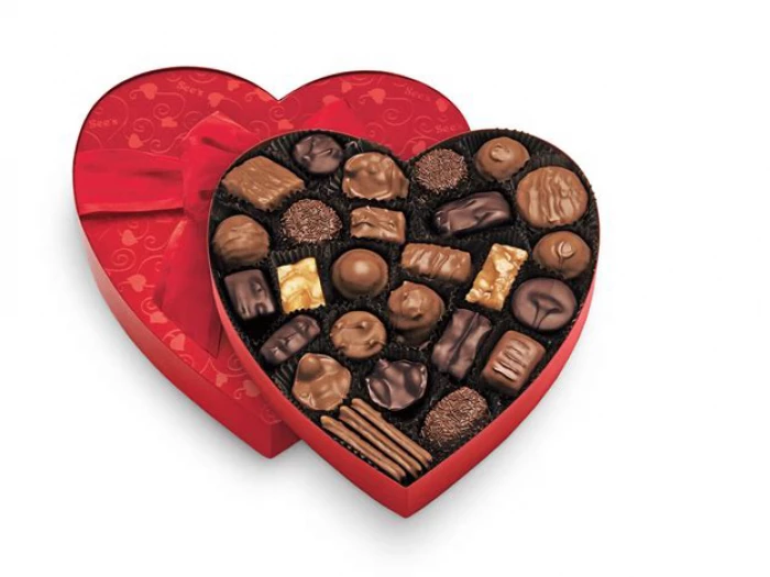heart chocolates