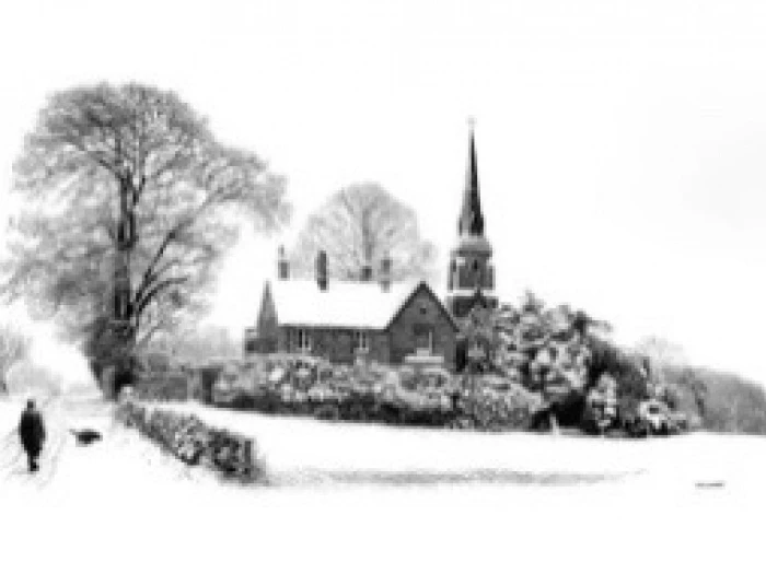 henbury society logo pencil sketch