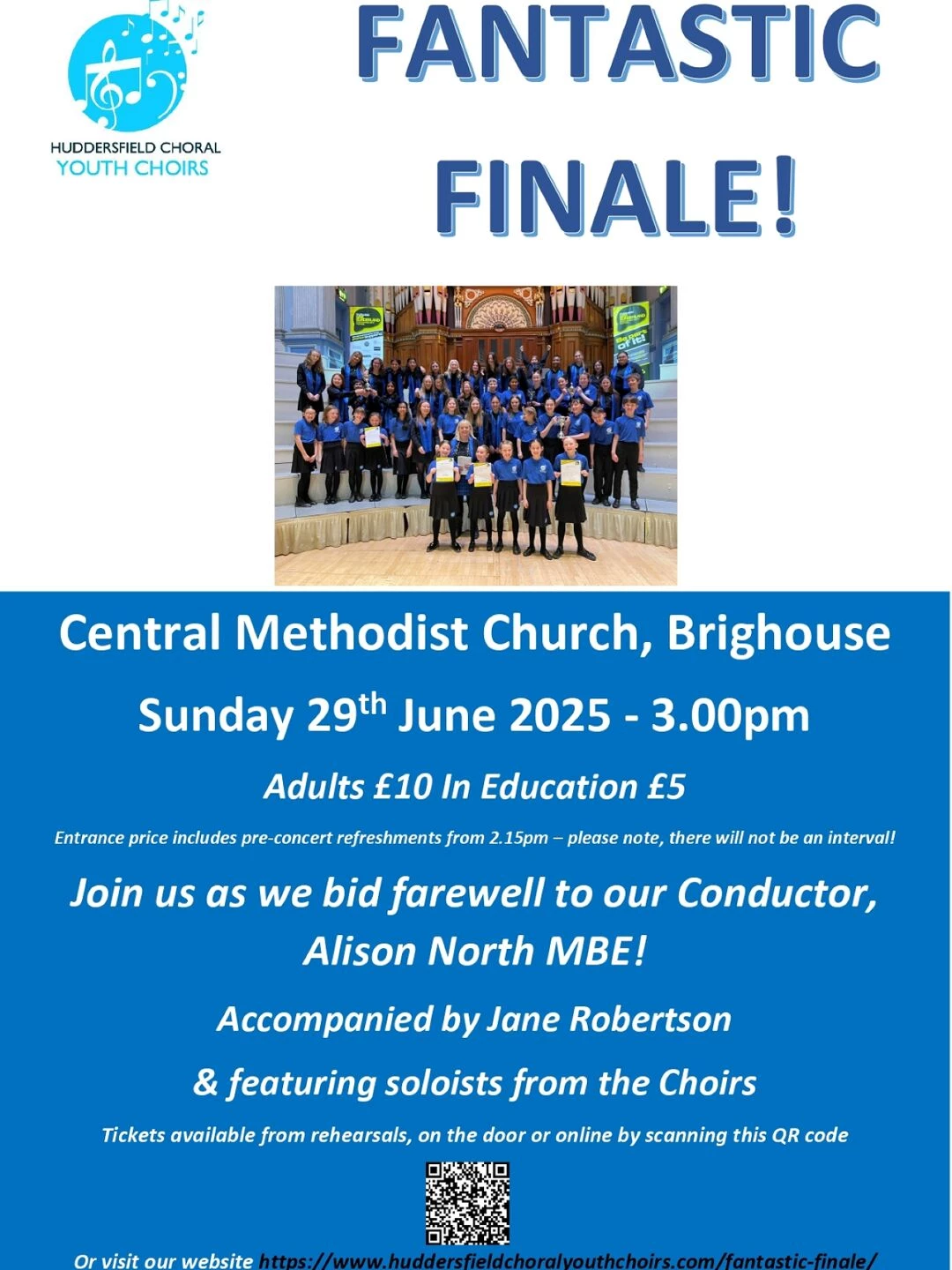 hudds youth choir june 25
