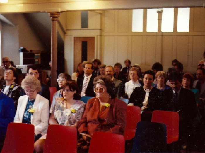 image 1992 tillotson wedding congregation