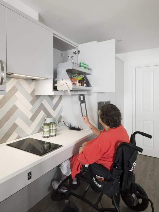 imove pull down baskets allow sheila to access to