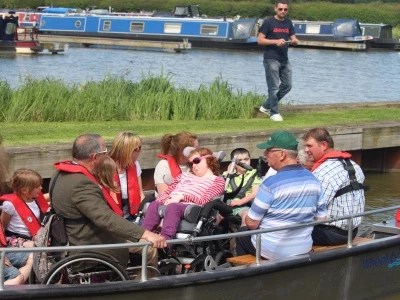 inaugural trip of wheelyboat