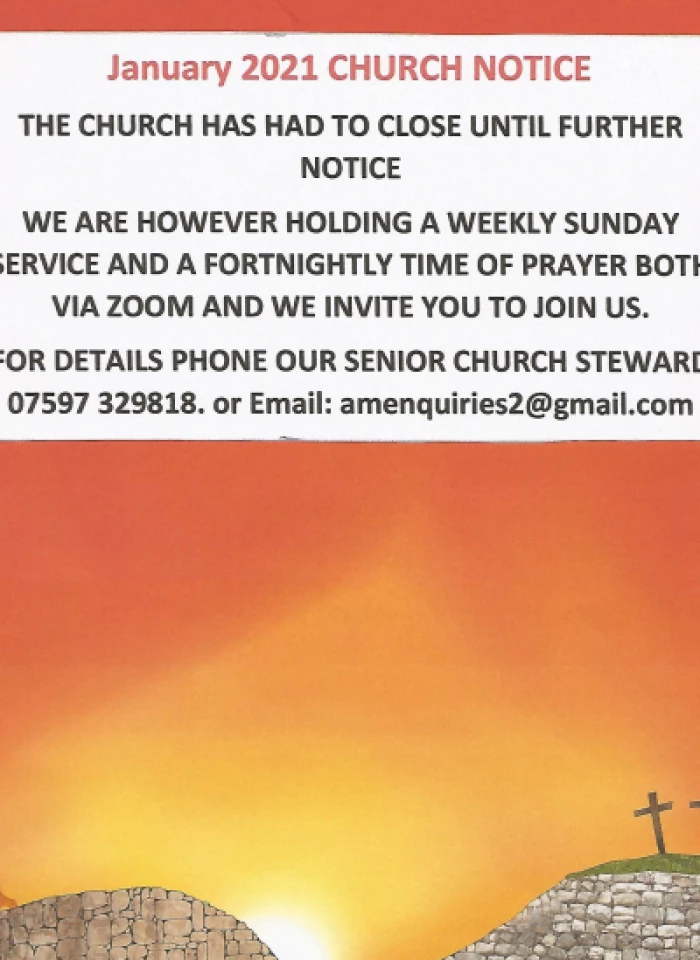 january 3921 church poster