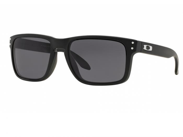 OO9102 Oakley Holbrook Matte Black Warm Grey Lenses