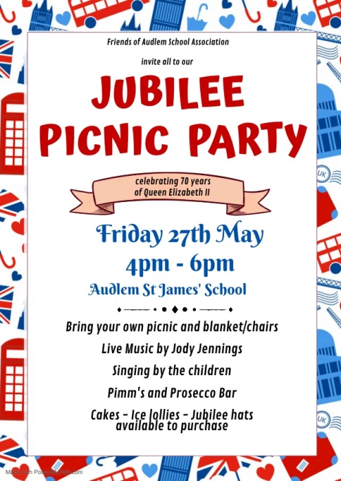 jubilee picnic party poster