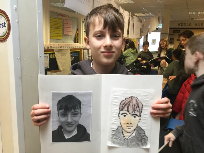 julian opieinspired art