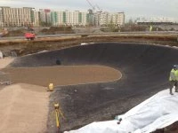 london 2012 olympic bmx track berm corner