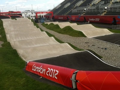 london 2012 olympic bmx track rollers