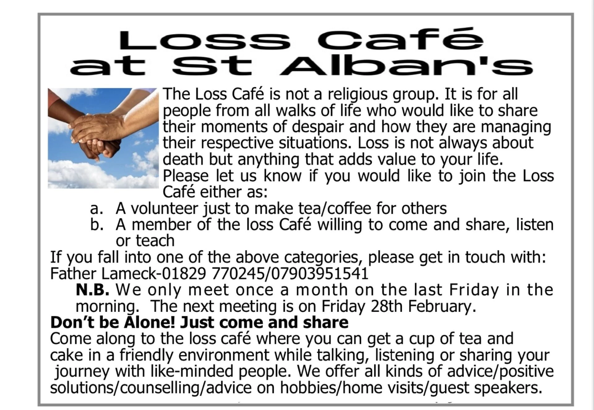 loss cafe at st alban39s