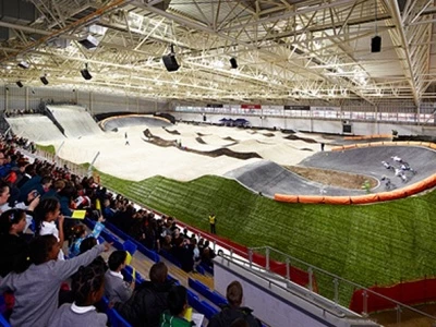 manchester sx bmx track spectators