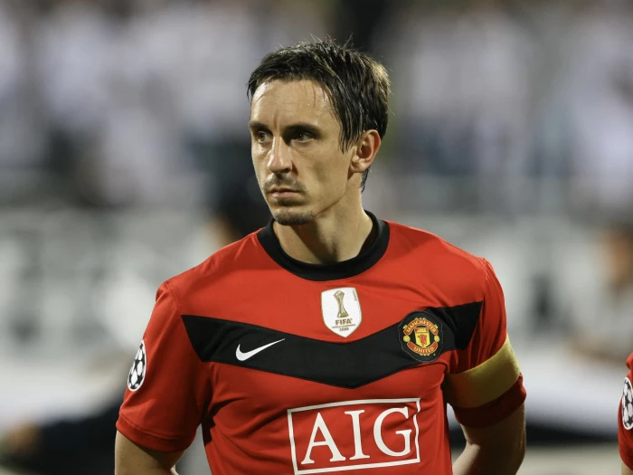 manchester united icon and sports media personality gary neville