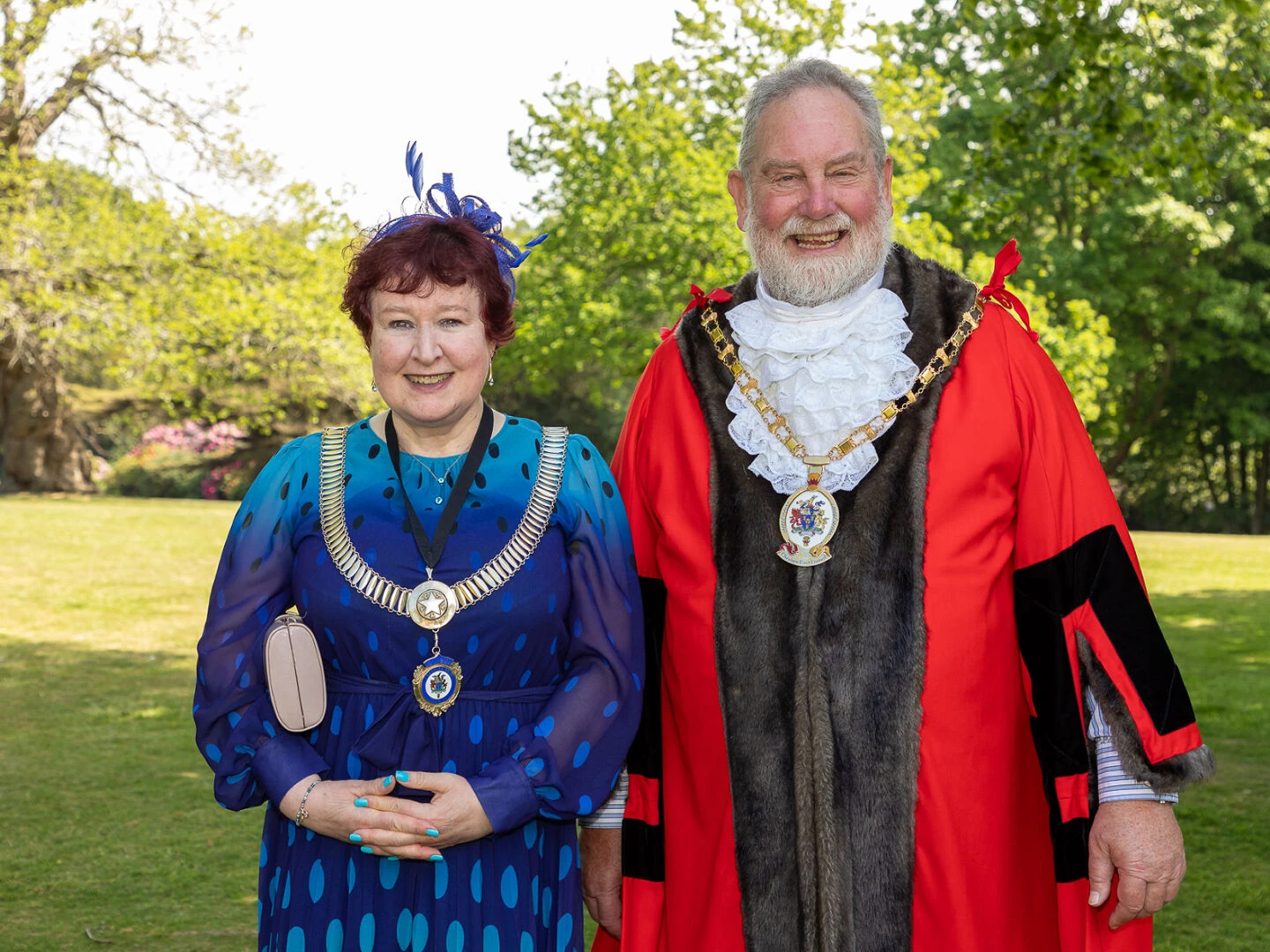 mayor of cheshire east cllr david edwardes right