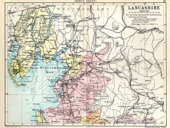 north lancs map